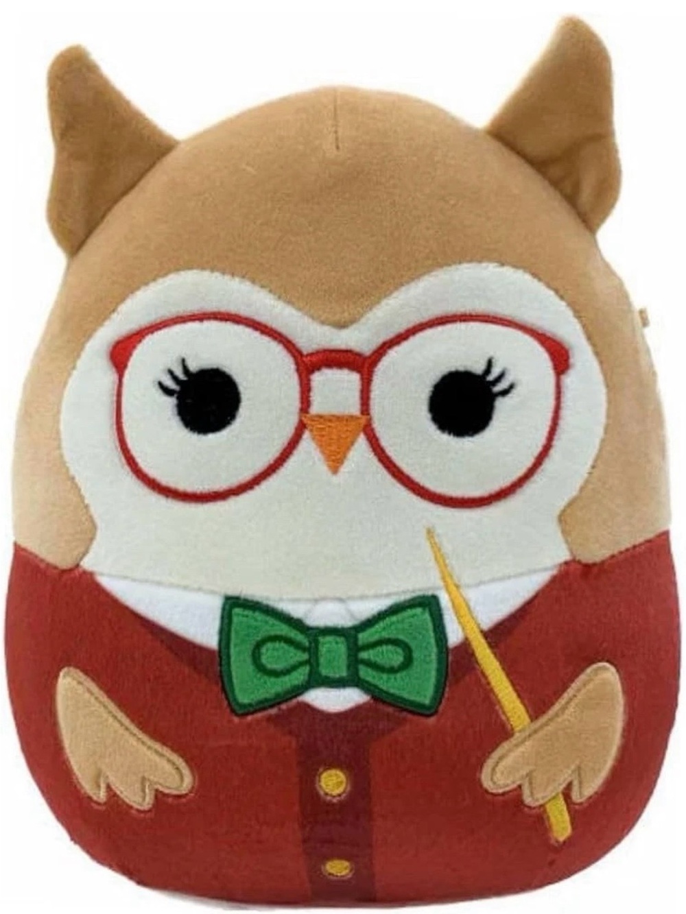 Squishmallows 8” JAYDELLE The Owl Teacher Back to School Squad Plush Kellytoy